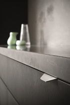 Furnipart - Blaze 2 - greb i aluminium inox look CC20mm L60mm B39,5mm H18m